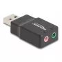 DeLOCK ulkoinen USB-äänikortti DeLOCK 66634 USB-A 2 x 3,5 mm