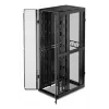 APC NetShelter SX, Server Rack -kotelo, Gen 2, 52U, 2436H x 800B x 1200T mm, sivuseinillä, musta