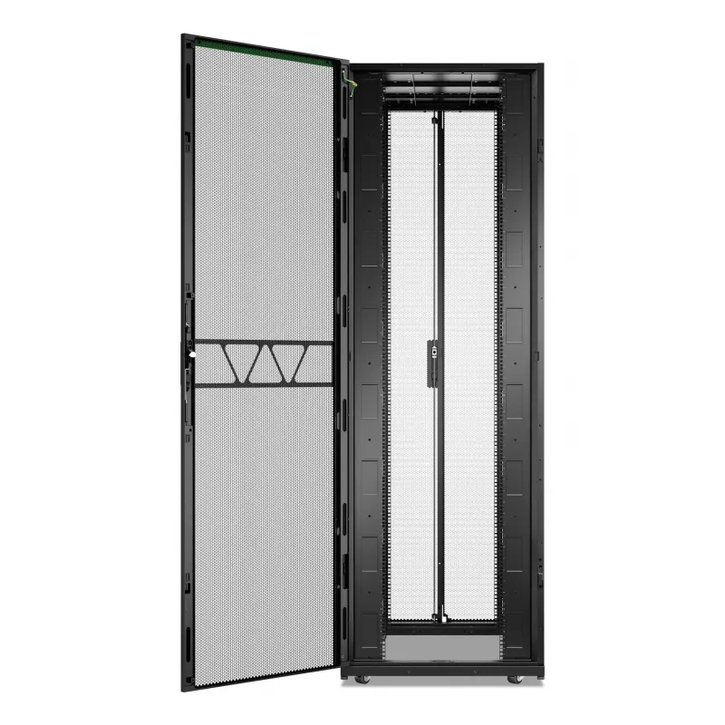 APC NetShelter SX, Server Rack -kotelo, Gen 2, 52U, 2436H x 800B x 1200T mm, sivuseinillä, musta