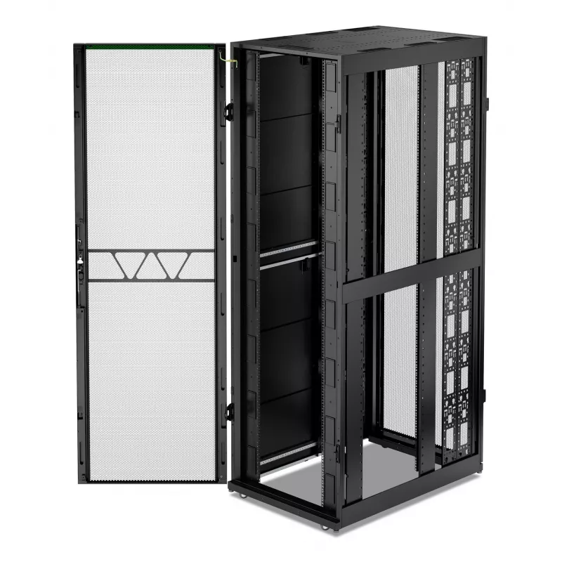 APC NetShelter SX, Server Rack -kotelo, Gen 2, 52U, 2436H x 800B x 1200T mm, sivuseinillä, musta