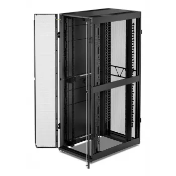 APC NetShelter SX, Networking Rack -kotelo, 48U, 2258H x 750W x 1200D mm, sivuseinillä, musta