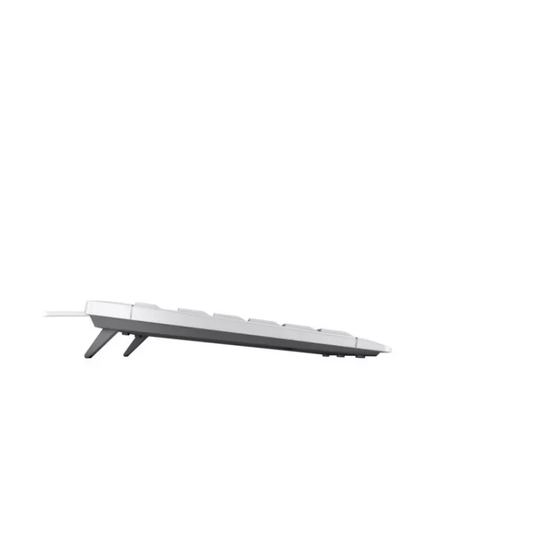 CHERRY STREAM KEYBOARD TKL, langallinen USB, US-asettelu euro-merkillä, vaaleanharmaa (JK-8600EU-0)