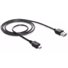 USB-kaapeli DeLOCK 1 m USB 2.0 A - Mini-USB uros/uros