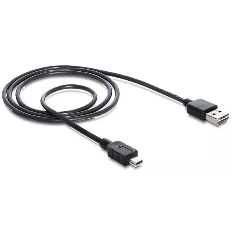 USB-kaapeli DeLOCK 1 m USB 2.0 A - Mini-USB uros/uros