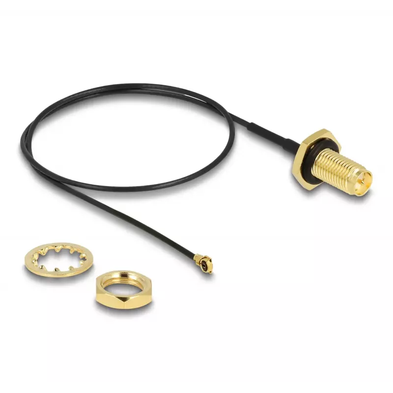 Antennikaapeli DeLOCK RP-SMA naaras - I-PEX MHF I 35 cm