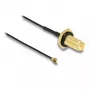 Antennikaapeli DeLOCK RP-SMA naaras - I-PEX MHF I 35 cm