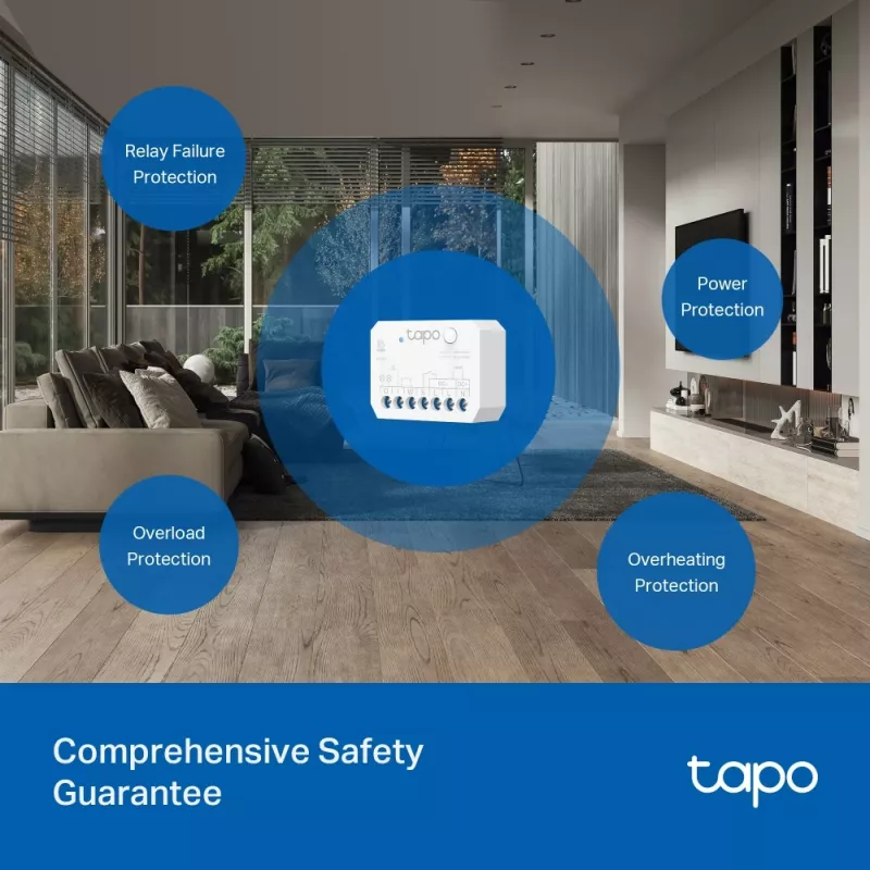 TP-Link TAPO S110E(UN) Smart Home -toimilaite kytkintoimilaite 7 kanavaa