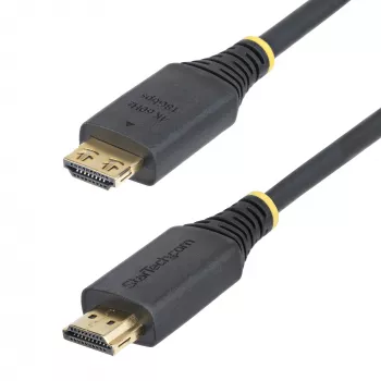 StarTech.com 2 m (6ft) High Speed HDMI -kaapeli tarttuvilla pistokkeilla, 4K 60Hz/1440p 144Hz, HDR10/HDCP 2.2/ARC, 18Gbps, UHD HDMI -kaapeli TV:lle/näytölle/näyttölaitteelle, TPE-päällyste