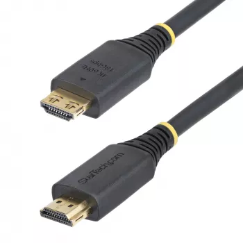 StarTech.com 5 m (16ft) High Speed HDMI -kaapeli tarttuvilla pistokkeilla, 4K 60Hz/1440p 144Hz, HDR10/HDCP 2.2/ARC, 18Gbps, UHD HDMI -kaapeli TV:lle/näytölle/näyttölaitteelle, TPE-päällyste