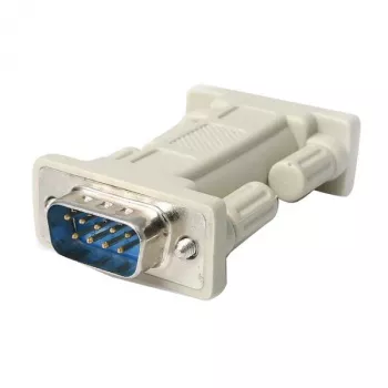 StarTech.com DB9 RS232 sarjaportti nullmodem-sovitin - M/M, DB-9, DB-9, valkoinen