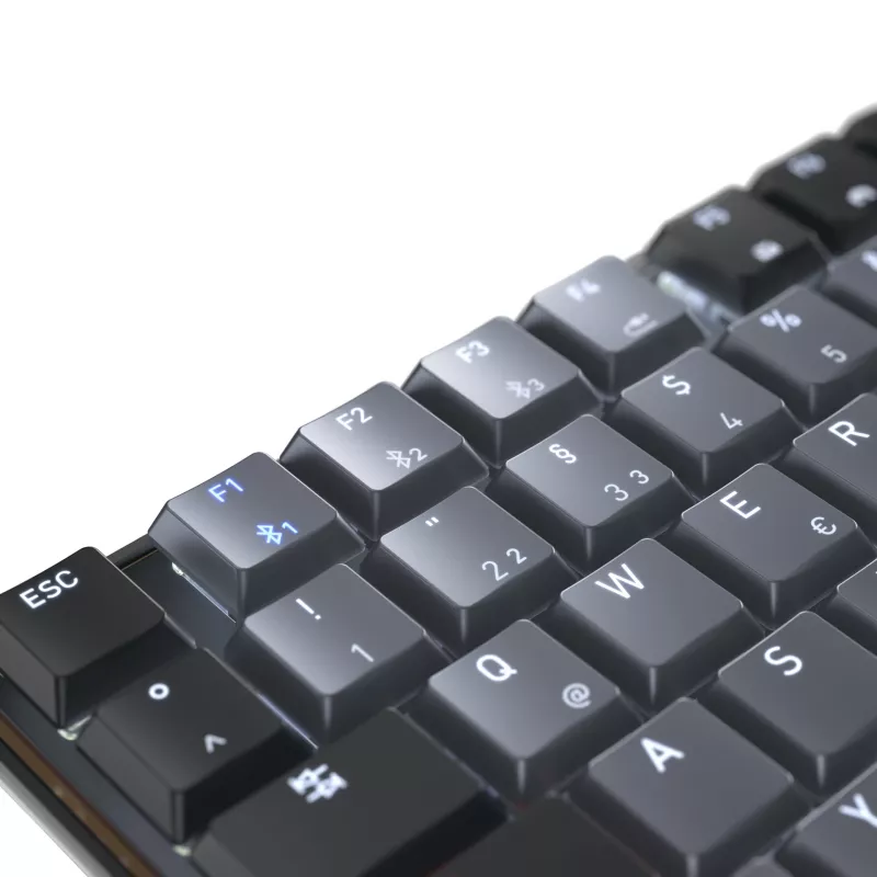 CHERRY KW 550 MX LP näppäimistö Home/Office USB + Bluetooth QZERTY US English musta