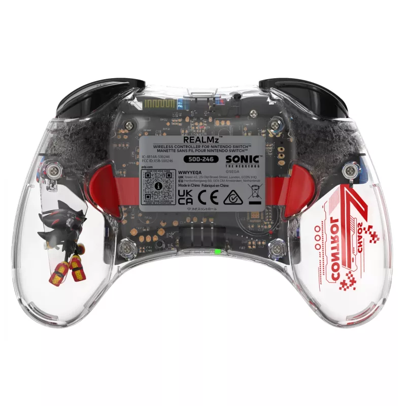 PDP Shadow Space Colony ARK REALMz monivärinen, läpinäkyvä USB-peliohjain Nintendo Switch