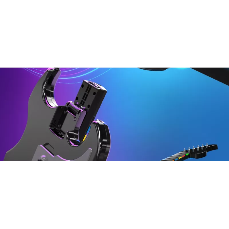 Kitara PDP Riffmaster musta harmaa langaton PC PS4 PS5 36 h akku