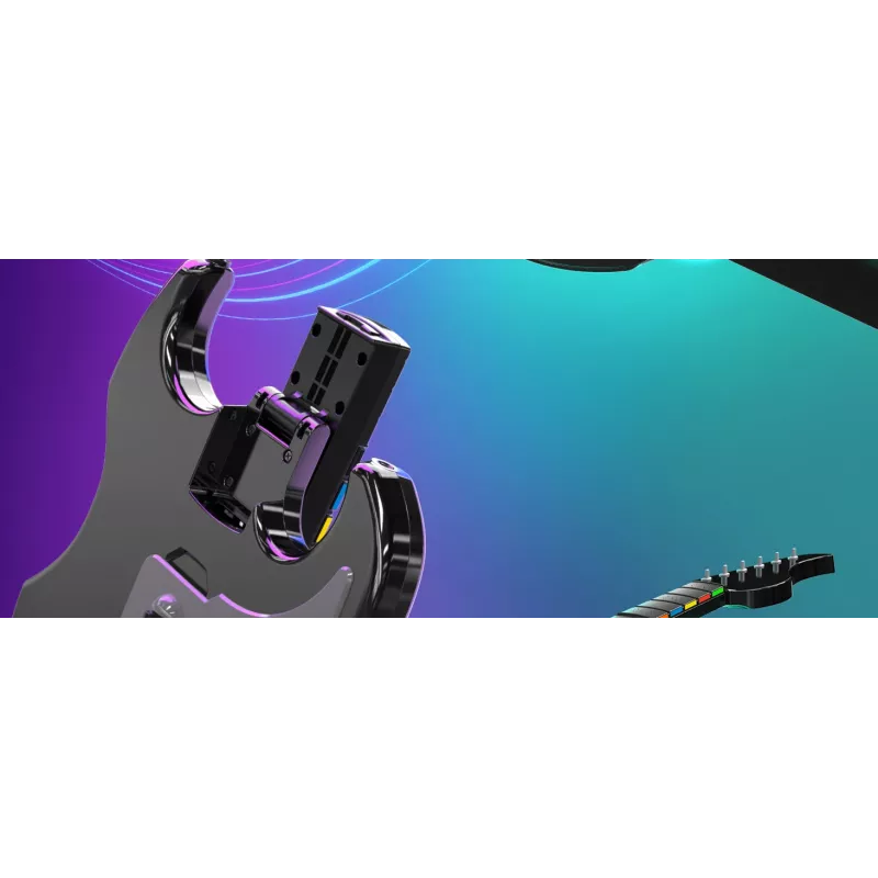 PDP Riffmaster musta, harmaa kitara analoginen / digitaalinen PC, Xbox One, Xbox Series S, Xbox Series X
