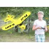 Lentokone Jamara Piper J3-CUB sähkömoottori 150 mAh 106 g