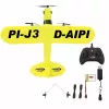 Lentokone Jamara Piper J3-CUB sähkömoottori 150 mAh 106 g