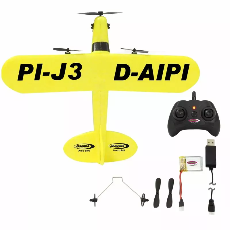 Lentokone Jamara Piper J3-CUB sähkömoottori 150 mAh 106 g