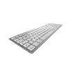 CHERRY KW 9100 ohut FOR MAC näppäimistö yleis USB + Bluetooth QWERTY Nordic hopea
