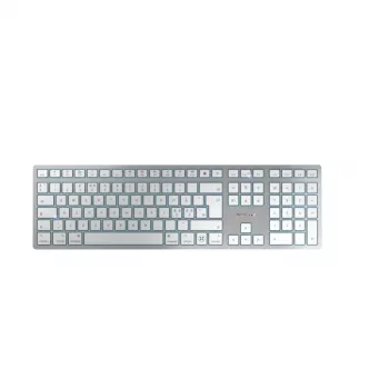 CHERRY KW 9100 ohut FOR MAC näppäimistö yleis USB + Bluetooth QWERTY englanti hopea