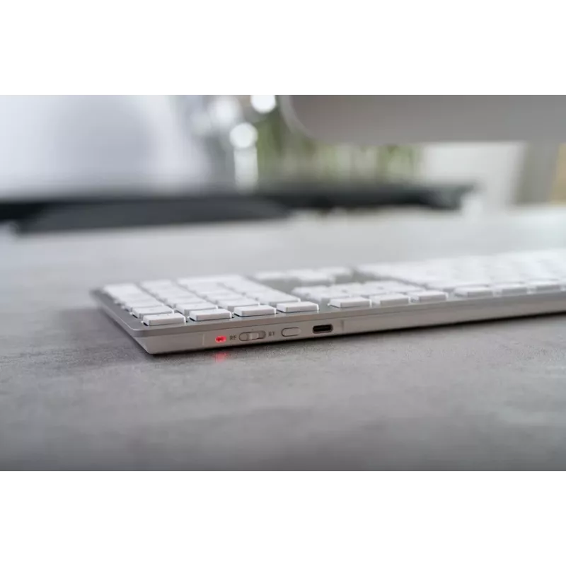 CHERRY KW 9100 ohut FOR MAC näppäimistö yleis USB + Bluetooth QWERTY englanti hopea