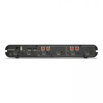 Belkin F1DN202KVM-UN-4 Universal Secure Dual-Head 2P DP/HDMI pöytäkoneen KVM-kytkin, 2. sukupolvi