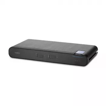 Belkin F1DN202KVM-UN-4 Universal Secure Dual-Head 2P DP/HDMI pöytäkoneen KVM-kytkin, 2. sukupolvi