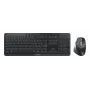 CHERRY Stream Desktop Ultimate näppäimistö ja hiiri, kotitoimistokäyttöön, USB + RF langaton + Bluetooth AZERTY ranska musta