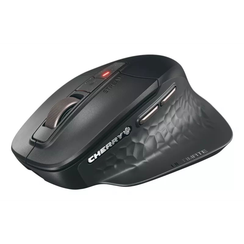 CHERRY Stream Desktop Ultimate näppäimistö ja hiiri, kotitoimistokäyttöön, USB + RF langaton + Bluetooth AZERTY ranska musta