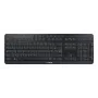 Cherry Stream Ultimate – täysikokoinen AZERTY, USB + RF langaton + Bluetooth, saksimekanismi, LED-taustavalo, musta