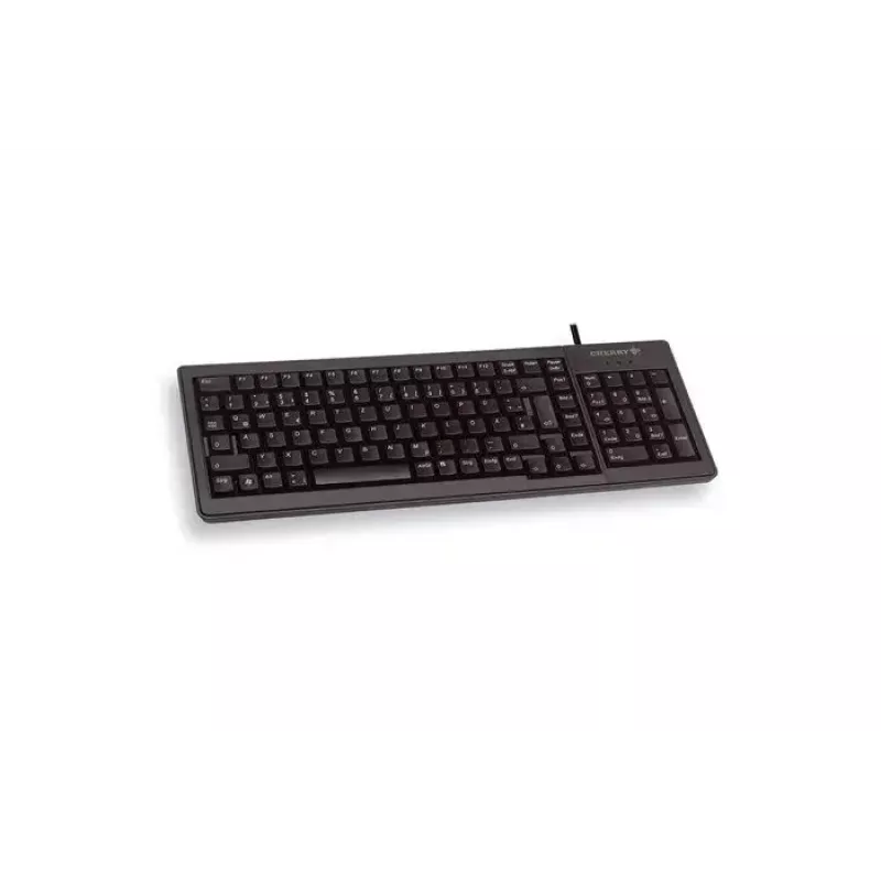 CHERRY XS G84-5200 KOMPAKTI NÄPPÄIMISTÖ, kaapelilla, USB/PS2, musta, (QWERTY - UK)