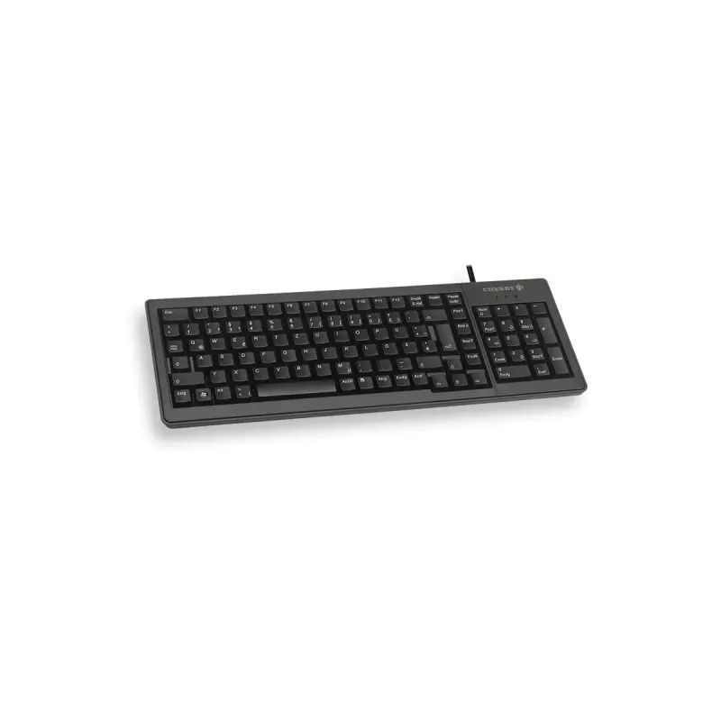 CHERRY XS G84-5200 KOMPAKTI NÄPPÄIMISTÖ, kaapelilla, USB/PS2, musta, (QWERTY - UK)