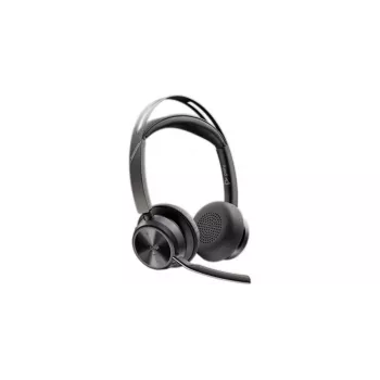 HP Poly Voyager Focus 2-M USB-C-C kuulokemikrofoni USB-C/A sovitin latausteline