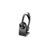 HP Poly Voyager Focus 2-M USB-C-C kuulokemikrofoni USB-C/A sovitin latausteline