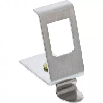 InLine Keystone-asennuskehys DIN-kiskoon, 1-portti, metalli