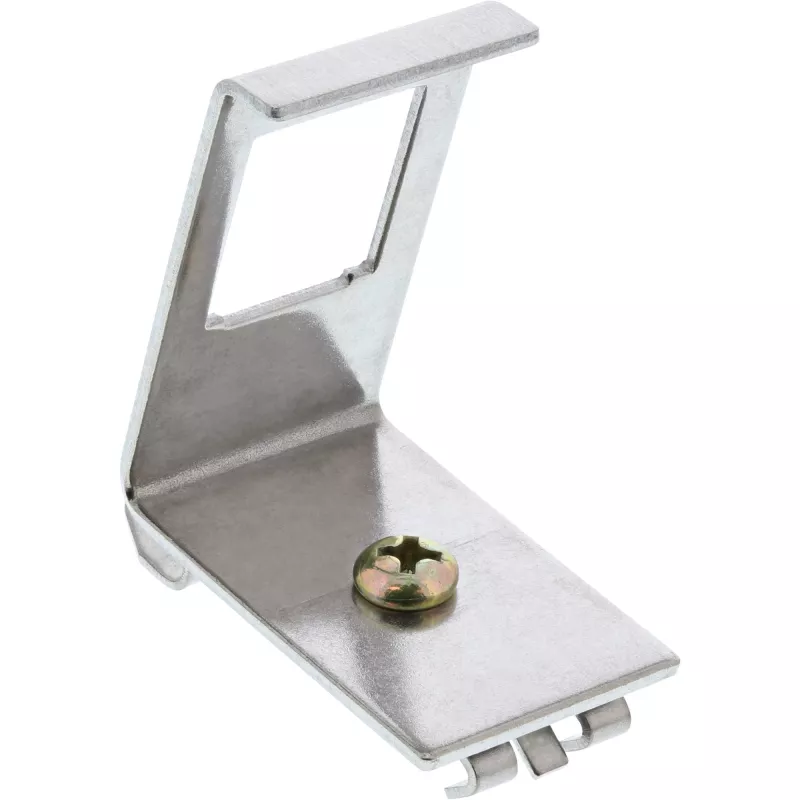 InLine Keystone-asennuskehys DIN-kiskoon, 1-portti, metalli