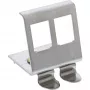 InLine Keystone-pidike DIN-kiskoon, 2-portti, metalli