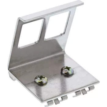 InLine Keystone-pidike DIN-kiskoon, 2-portti, metalli