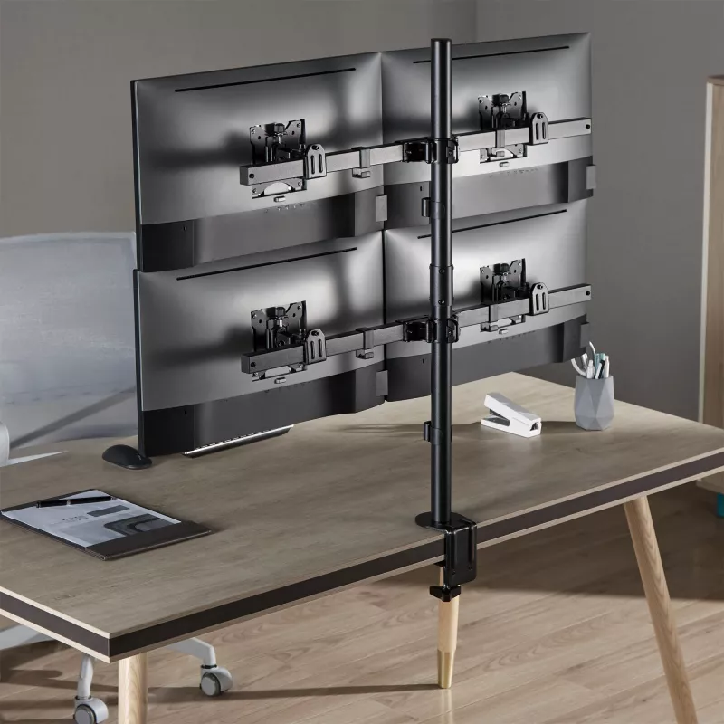 InLine pöytäteline 4x TV / LED / TFT näytölle jopa 81cm 32