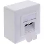 Verkkopistorasia InLine 76842A 2 x RJ-45 valkoinen verkkokaapeli Cat 6a