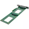 InLine 76660O sisäinen U.2 sovitin PCIe uros 4 Gbit/s
