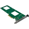 InLine 76660O sisäinen U.2 sovitin PCIe uros 4 Gbit/s