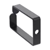 Kaapelipidike InLine 43x70mm metalli musta — yleiskaapelipidike, 12,3×70×55 mm