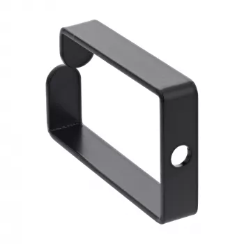 Kaapelipidike InLine 43x70mm metalli musta — yleiskaapelipidike, 12,3×70×55 mm