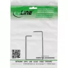 Kaapelipidike InLine 43x70mm metalli musta — yleiskaapelipidike, 12,3×70×55 mm