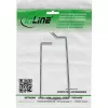 Kaapelipidike InLine 19110T metalli 44,4×102,8×80 mm musta, yleismalli