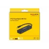DeLOCK 64170 USB 3.2 Gen 1 Type-C -keskitin 5000 Mbit/s musta