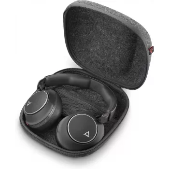 Kotelo HP Voyager Surround 80/85 UC:lle — pehmeä kotelo, musta