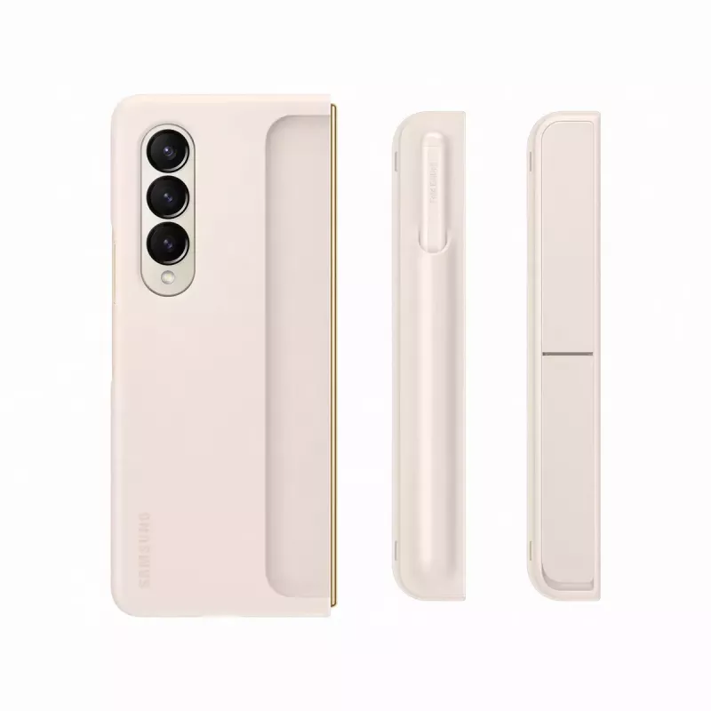 Samsung Standing Cover kynällä Galaxy Z Fold4:lle, hiekka (EF-OF93PCUEGWW)