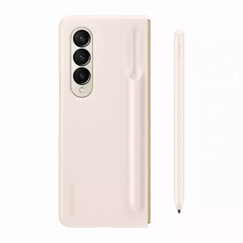 Samsung Standing Cover kynällä Galaxy Z Fold4:lle, hiekka (EF-OF93PCUEGWW)