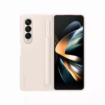 Samsung Standing Cover kynällä Galaxy Z Fold4:lle, hiekka (EF-OF93PCUEGWW)